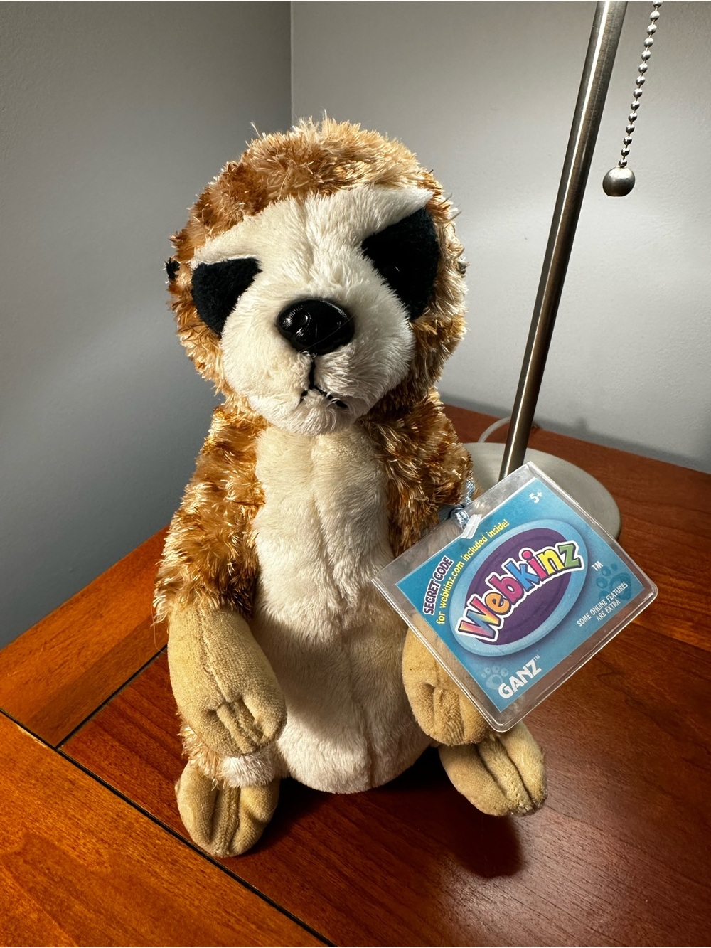 Retired GANZ Webkinz Meerkat (with sealed code)